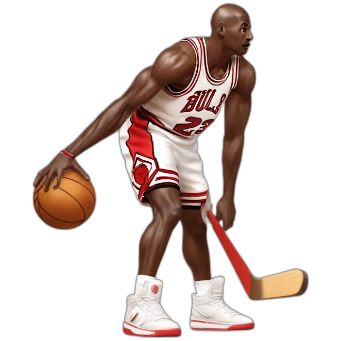 Michael Jordan volcando canasta emoji