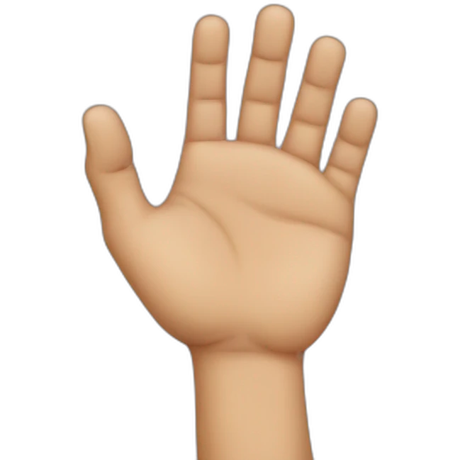 hand grasp emoji