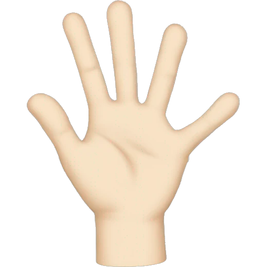 Hands up emoji