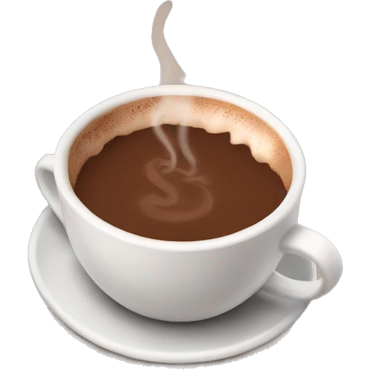hot chocolate emoji
