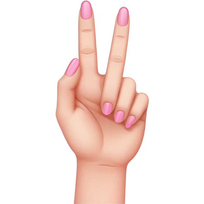 pink middle finger emoji