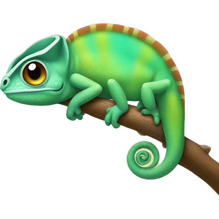 Chameleon holding like emoji  emoji