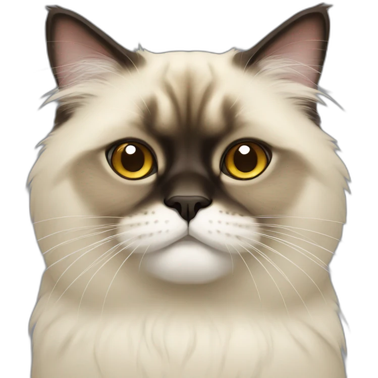 Himalayan cat emoji