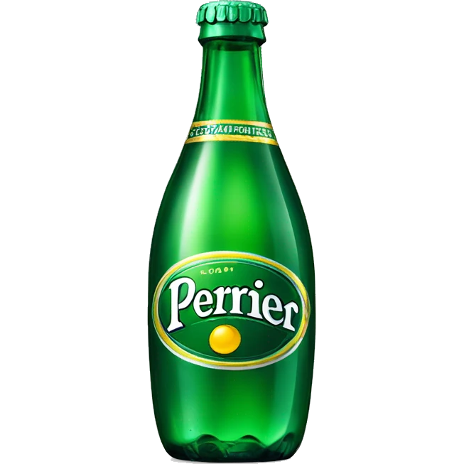 Perrier Green bottle  emoji