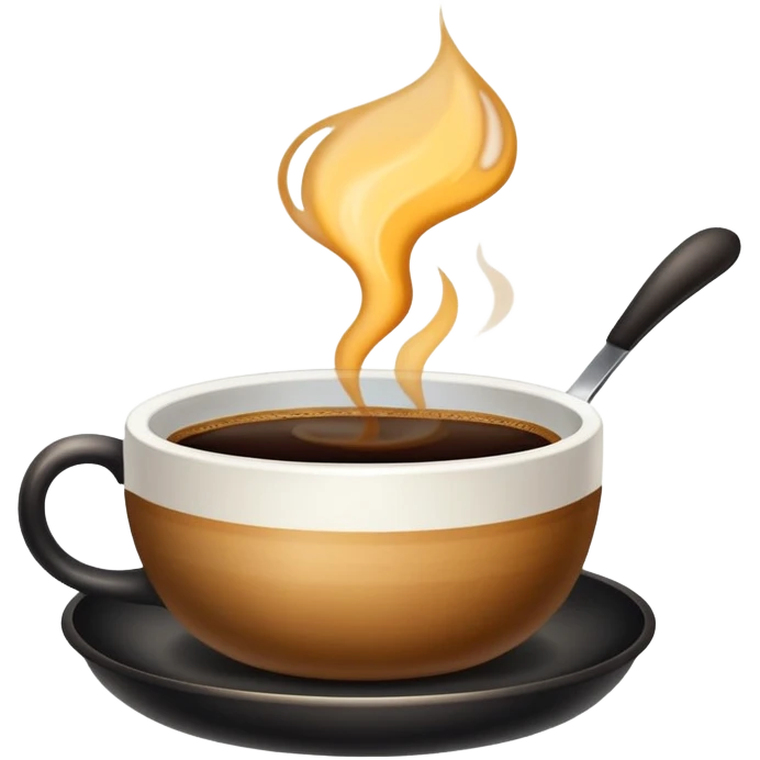Pan con café  emoji