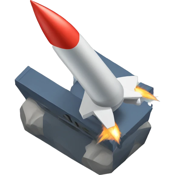 missile isometric emoji
