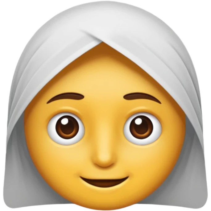 Saçı uzun ve arkadan bağlı olan bir erkek çiz emoji