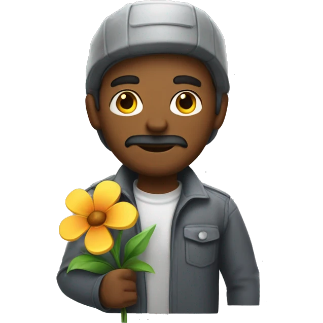 steelcraft guy with a flower emoji