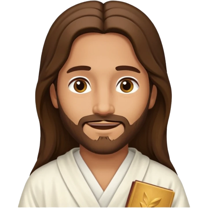 Jesus telling a story emoji