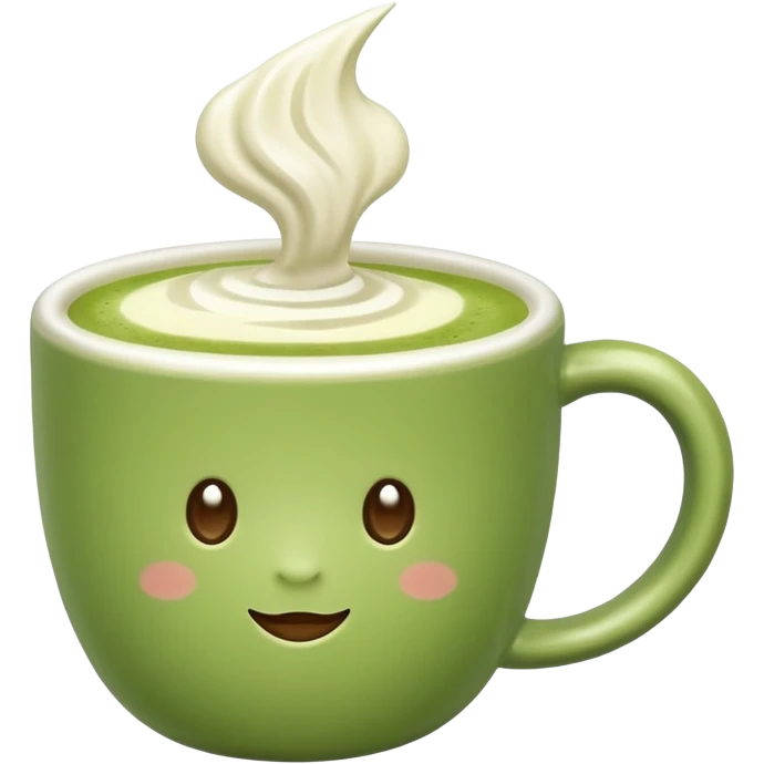 Matcha latte emoji