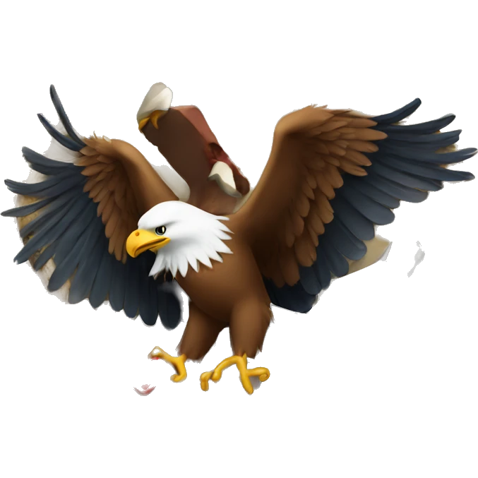 Heart with eagle and mail  emoji