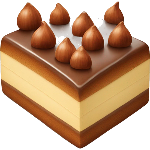 cake with chestnut emoji