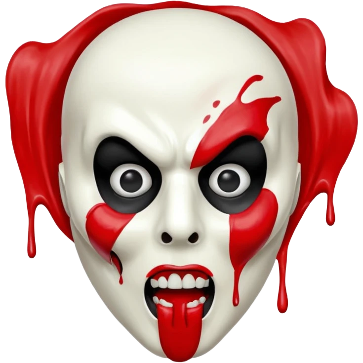 Scream guy painting  emoji
