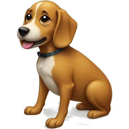 Dog on a surfboard  emoji