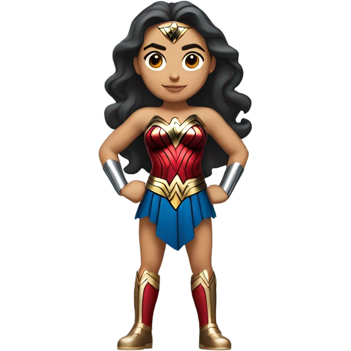 Hispanic Wonder Woman  emoji
