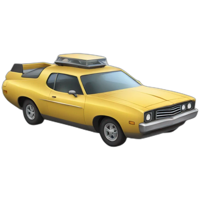 Teleporting car emoji
