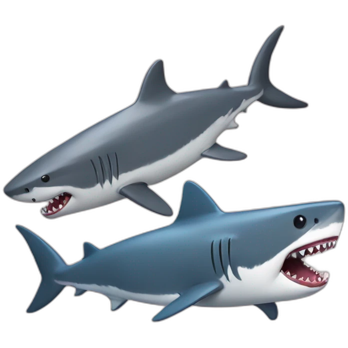 Shark eat a corgi emoji