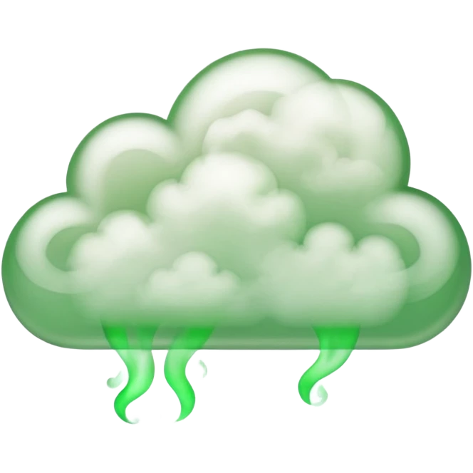 smell smoke green emoji