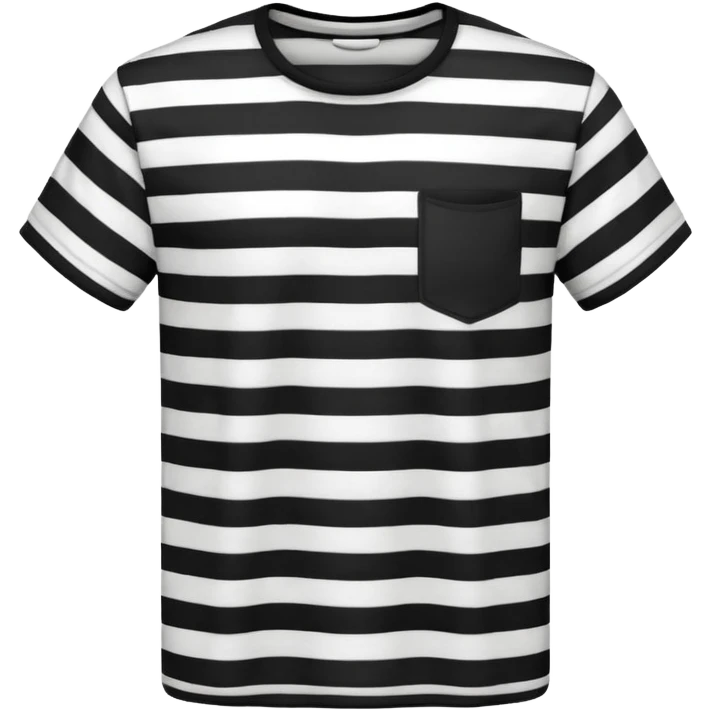 Striped tshirt  emoji