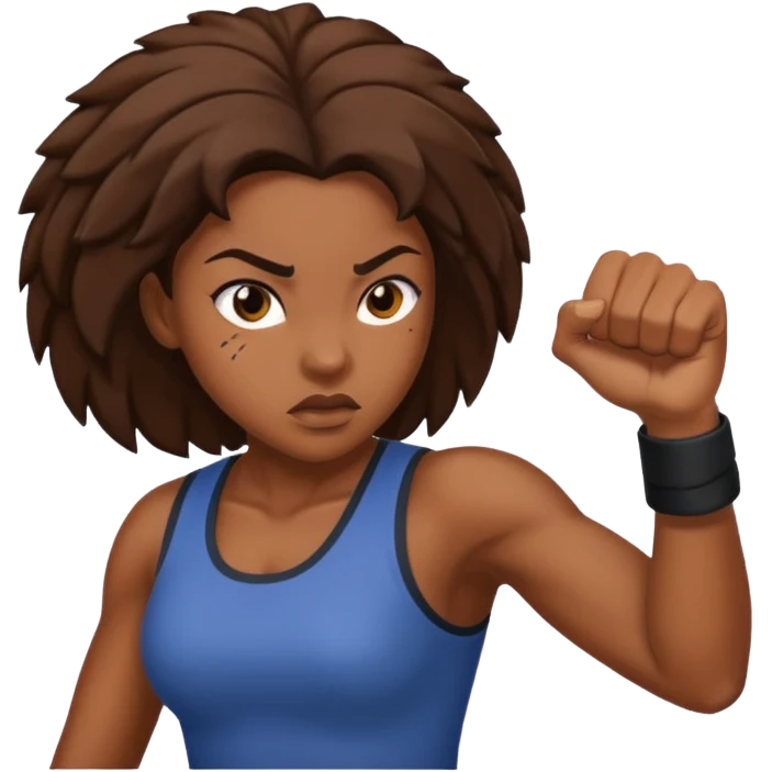 🙇🏾‍♀️👃🏾👊🏾👊🏾 emoji
