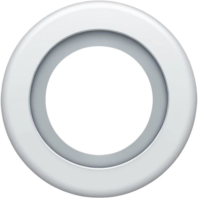 A circle with a hole in it emoji