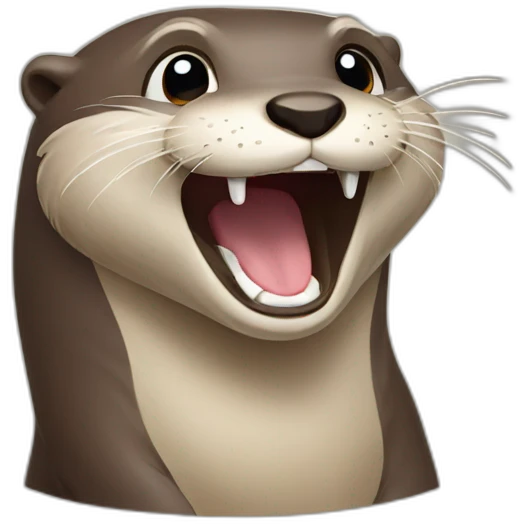 laughing otter emoji
