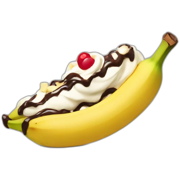 Banana split emoji