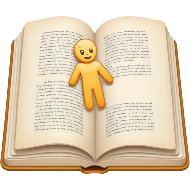 open book with a body outline inside emoji