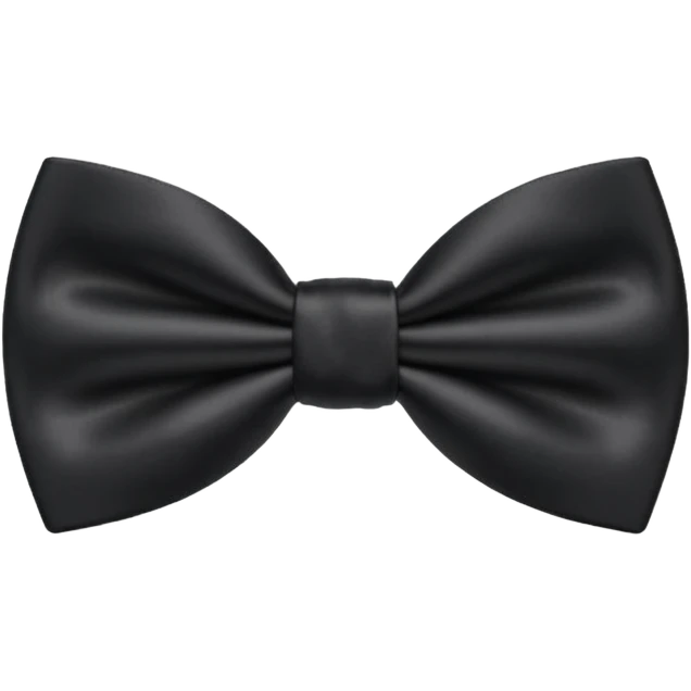 black bow tie  emoji