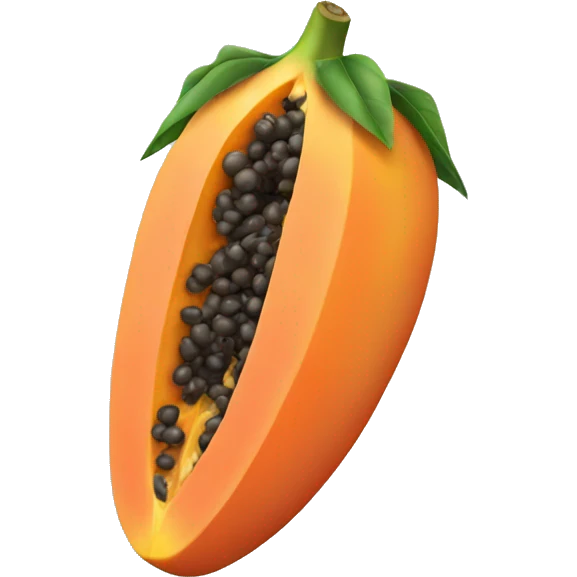 papaya fruit emoji