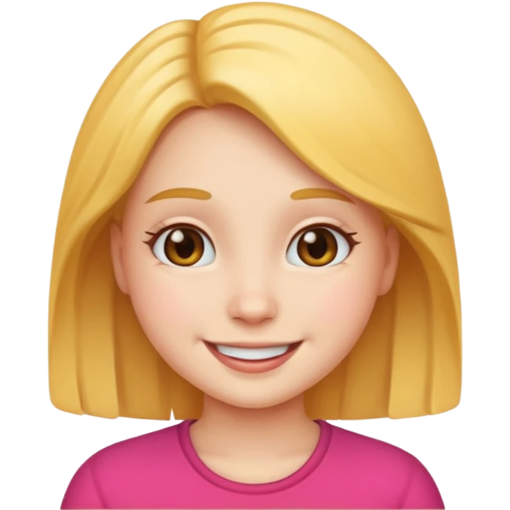 A cute girl emoji emoji