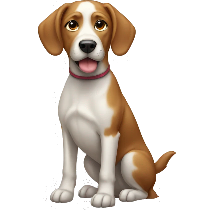 standing dog emoji