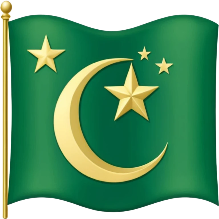 Green Ottoman flag emoji