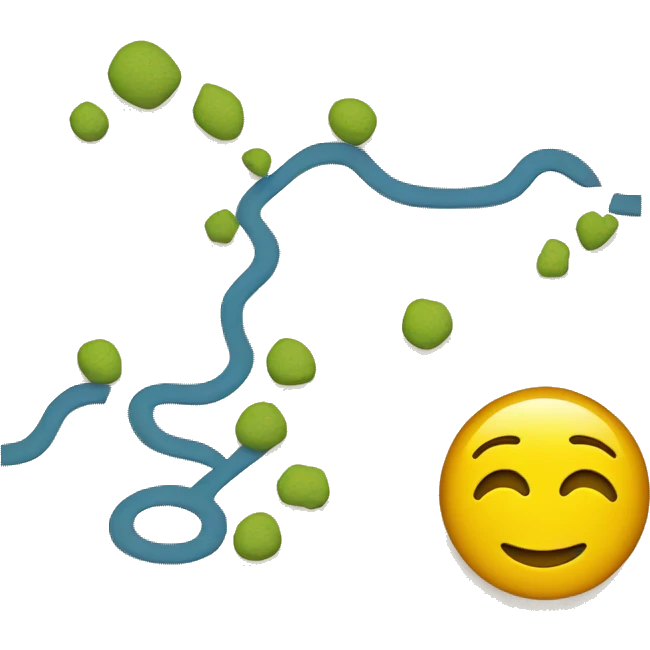 smiley lost with a roadmap emoji