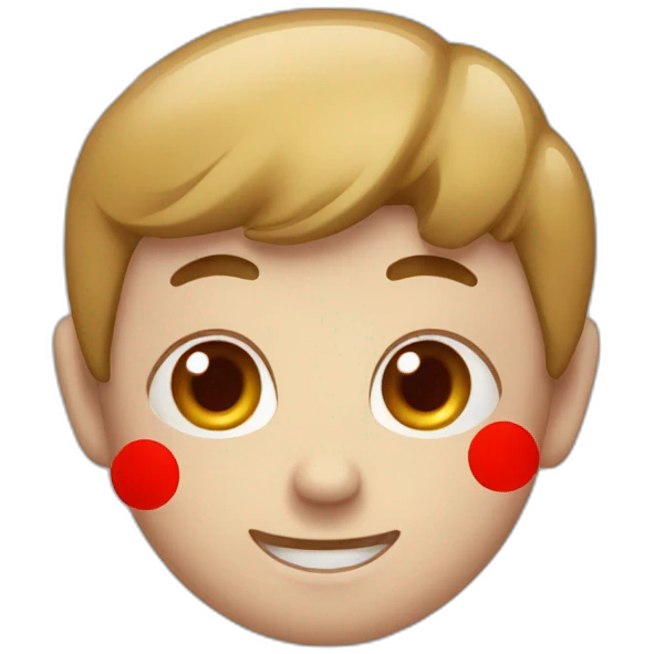 five red dots emoji