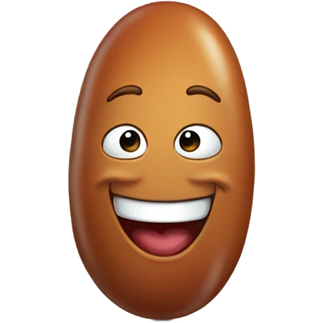 baked bean with big bum  emoji