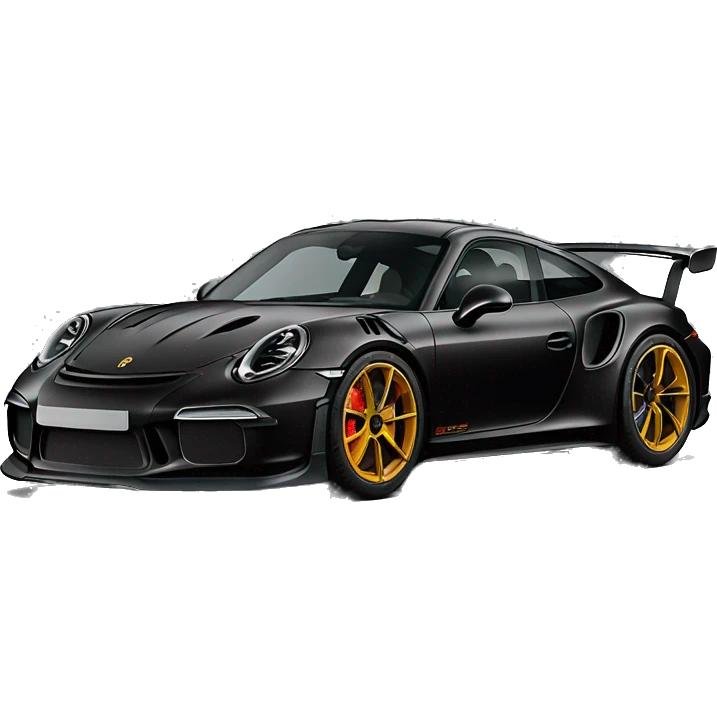 Porsche 911 GT3 RS Noir emoji