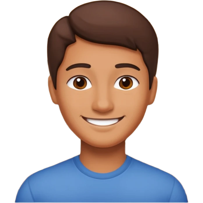 casual portrait by brick wall emoji