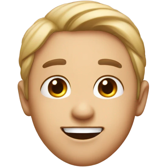 Slanted smile emoji
