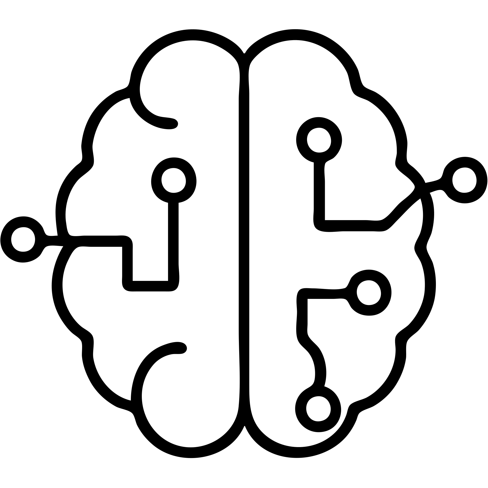 Circuit brain representing artificial intelligence, minimal design emoji