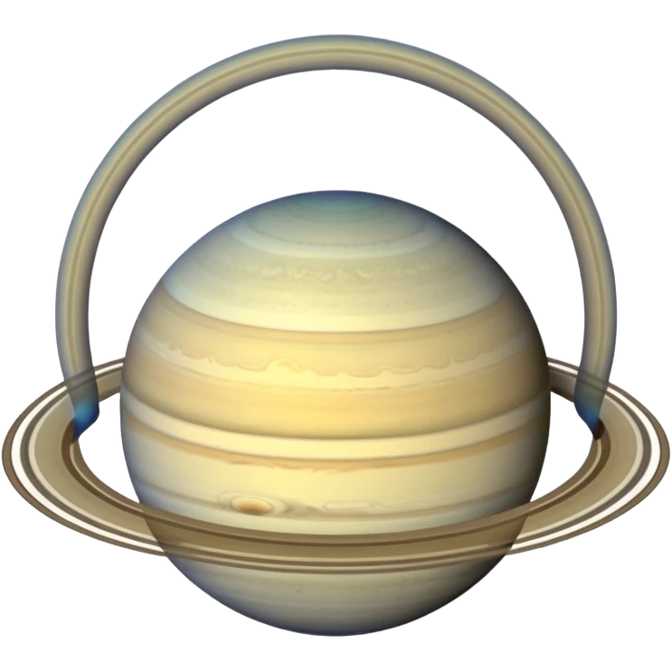 Saturn with 274 moons emoji