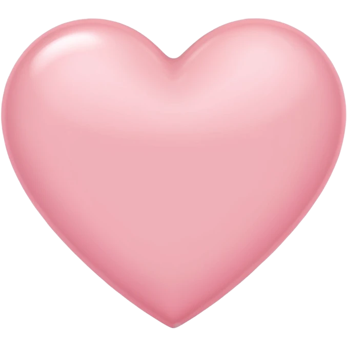 light pink heart emoji