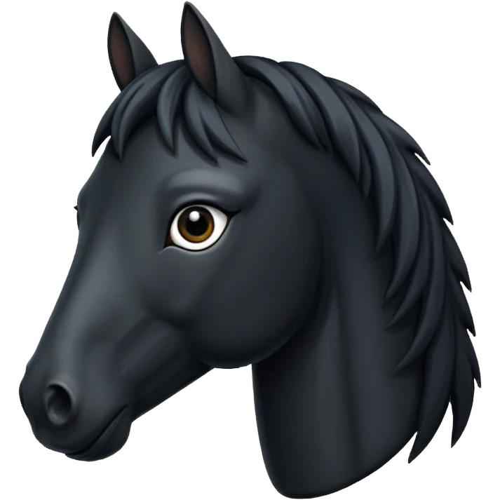 Black horse emoji