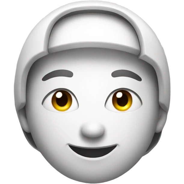 sweat smile emoji with halo around head emoji