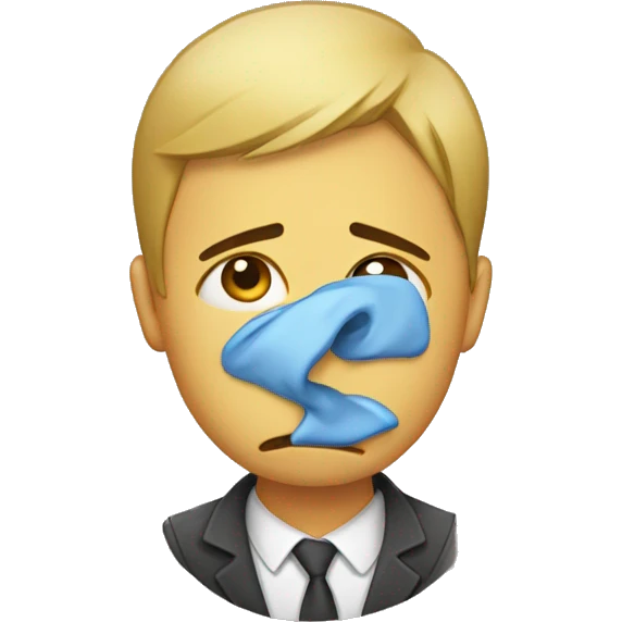 emojie triste et fatiguée emoji