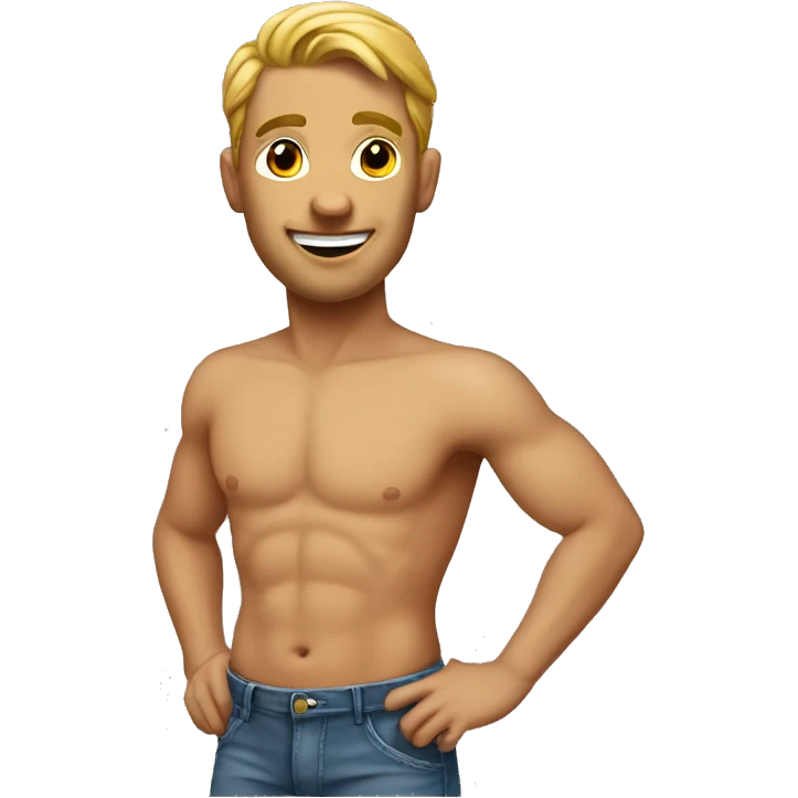 Man with thong emoji