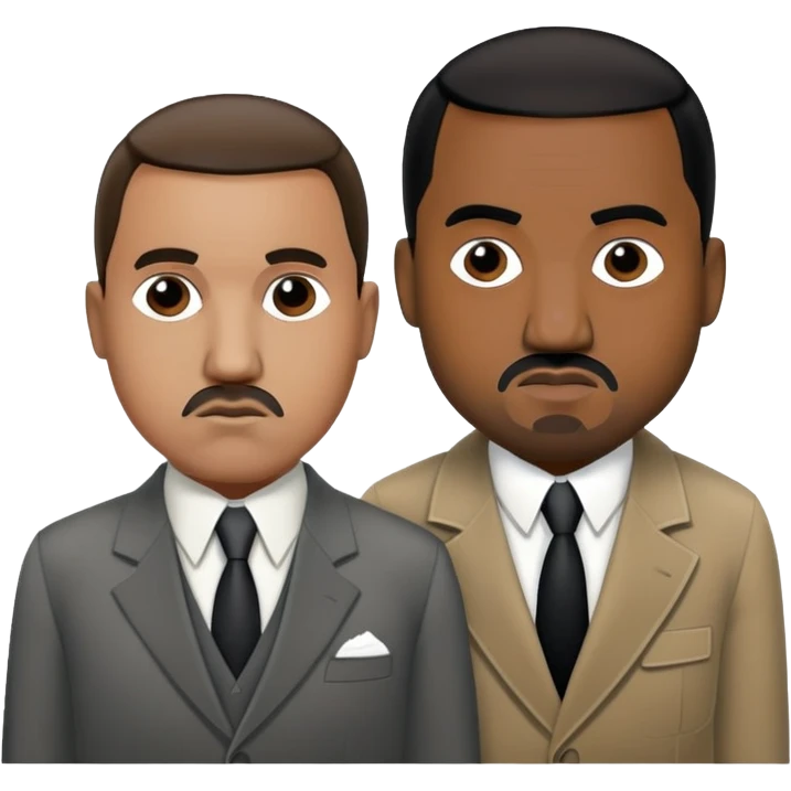 Kanye with hitler emoji