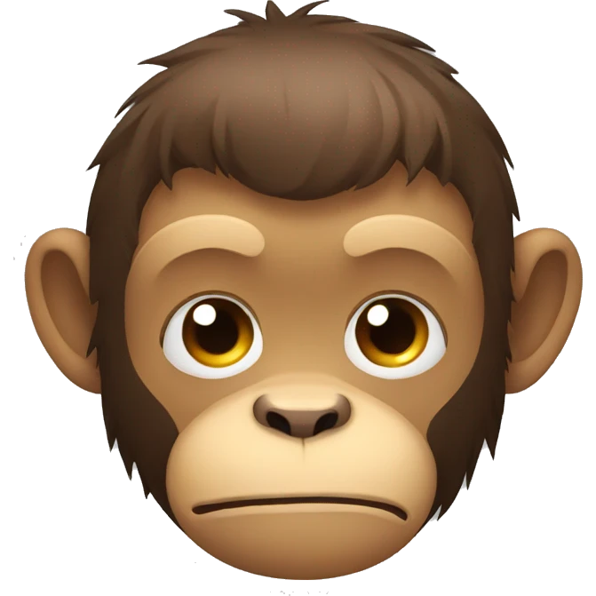 tired monkey emoji