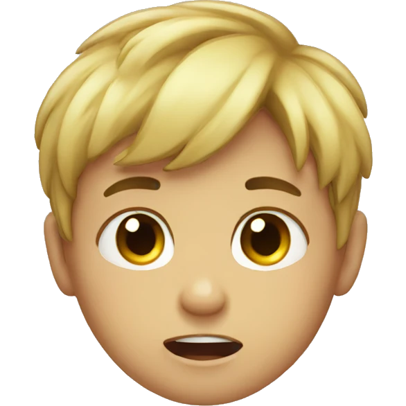 Boy cry emoji