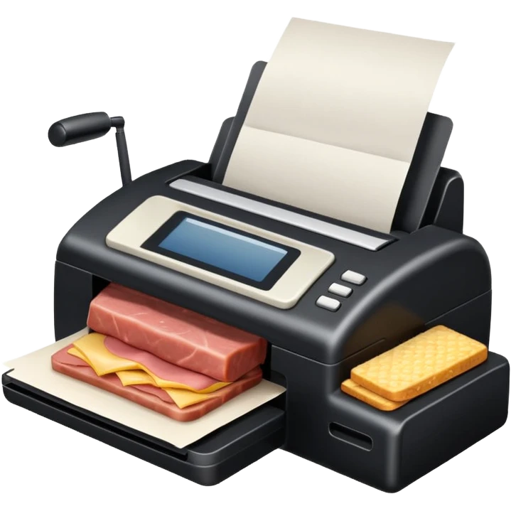 spam meat fax machine emoji
